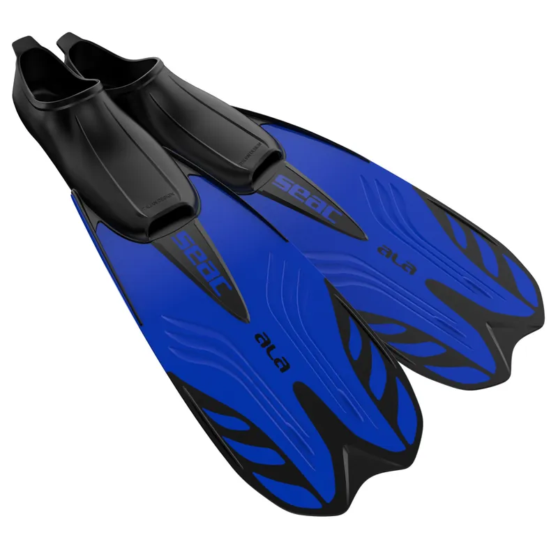 Palmes de snorkeling chaussantes ALA bleu SEAC SUB Usine Directe