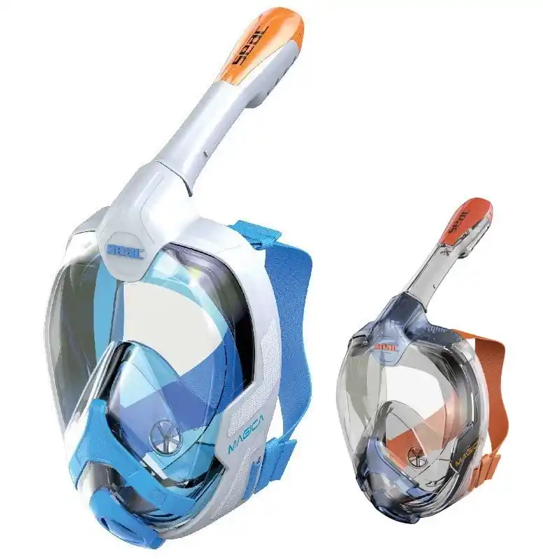 Masque facial intégral MAGICA bleu SEAC SUB Bon Plan