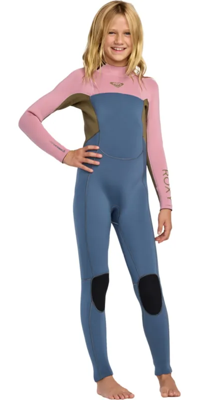 Pas Cher RoxyEnfants Prologue+ 4/3mm Back Zip Combinaison Néoprène