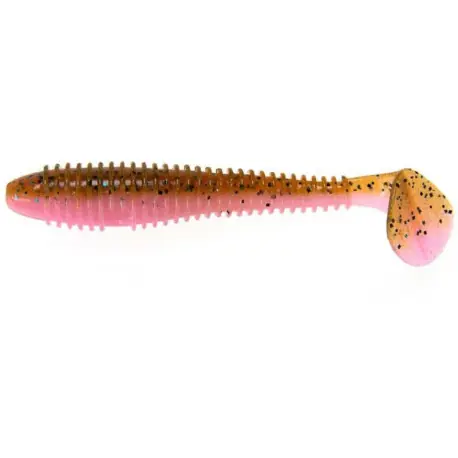 Leurre KEITECH Swing Impact Fat 4.8inch Motoroil/Pink Petit Prix