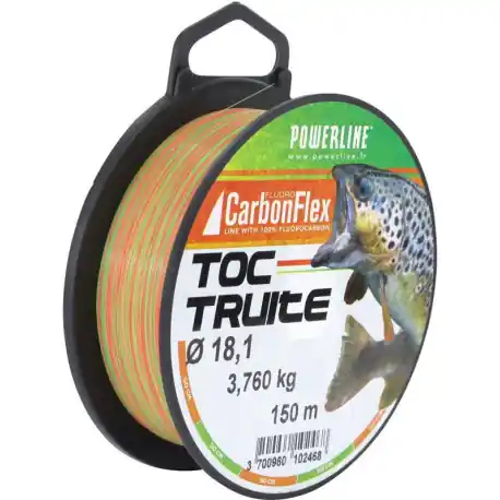Must-Have Nylon POWERLINE Carbonflex Toc truite 0.16mm 3.050kg