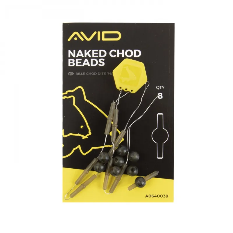 Pas Cher Avid Carp Naked Chod Beads