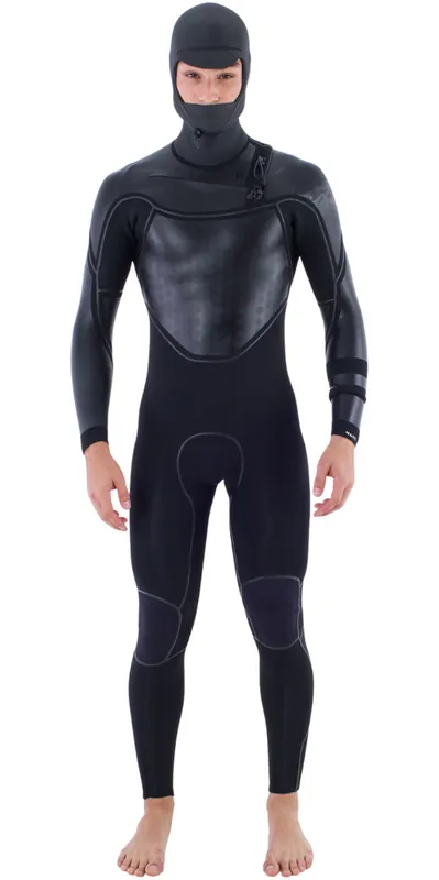 Offre Spéciale HurleyHommes Max 5/3+mm à Capuche Chest Zip Combinaison Néoprène