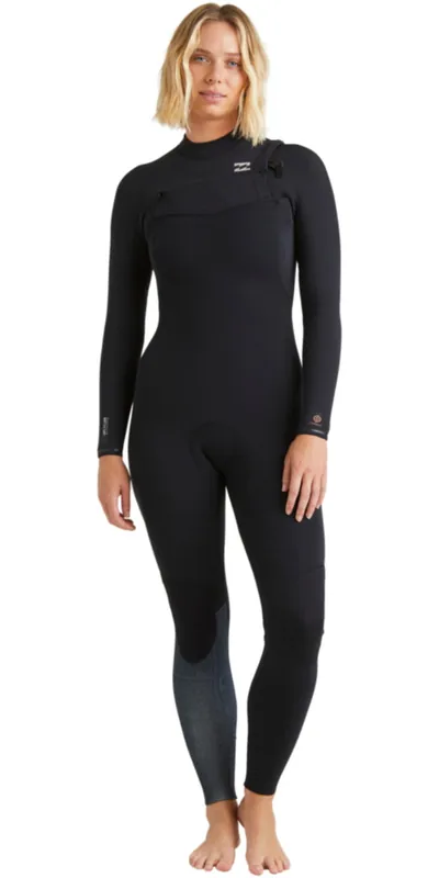 BillabongFemmes Furnace Natural 3/2mm Chest Zip Combinaison Néoprène Réduction