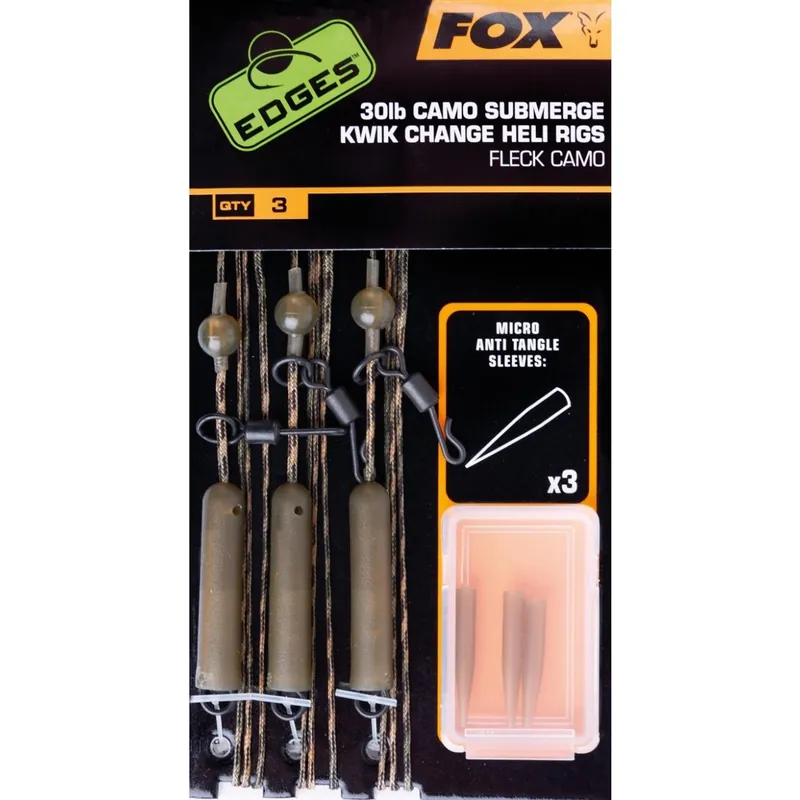 Fox Submerge Camo Heli Rigs Kwik Change Kit Prix Promo