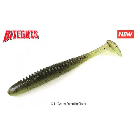 Authentique Leurre NOIKE Wobble shad 3inch Green pumpkin chart