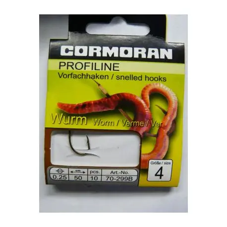 Bon Plan Bas de ligne CORMORAN Vers 50cm 0.25mmn°6