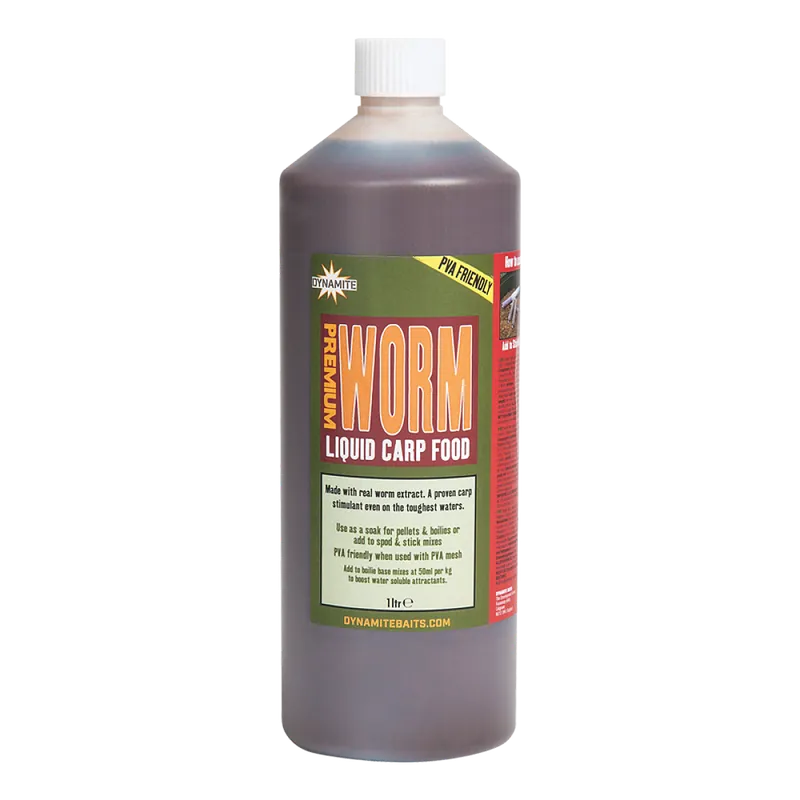 Paiement Sécurisé Dynamite Baits Worm Liquid Carp Food