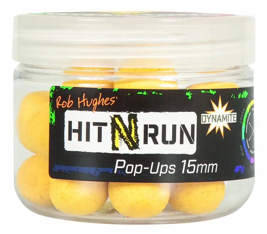 DynamiteBaits Hit N Run Pop-Ups – Yellow Vente Flash