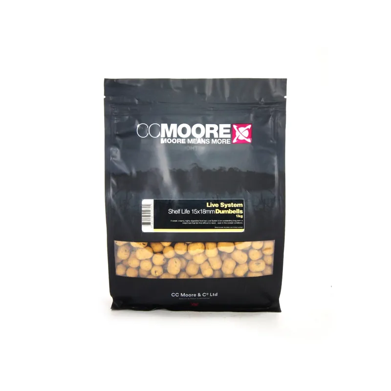 CcMoore ShelfLife Dumbells – Live System – 1kg Dernière Chance