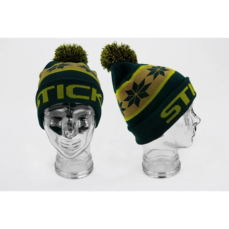 Affaire À Saisir StickyBaits Olive Bobble Beanie