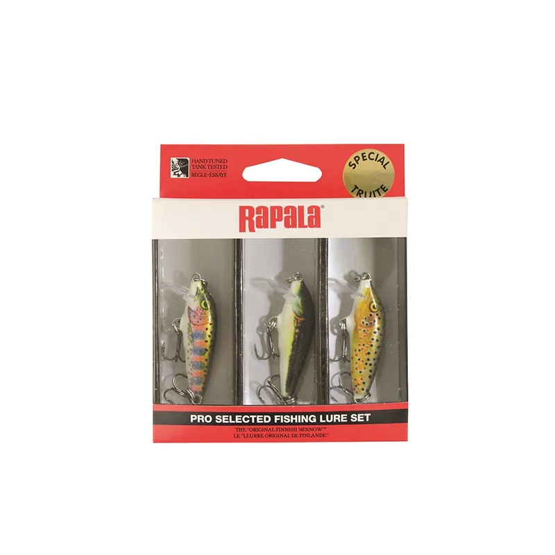 KIT TRUITE RAPALA 3 LEURRES COUNTDOWN 3CM Expédié Aujourd’hui