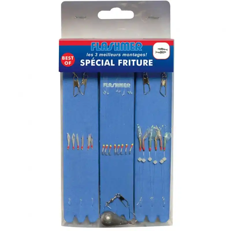 Nouvelle Collection Kit Leurre FLASHMER Best Of Spécial FRITURE