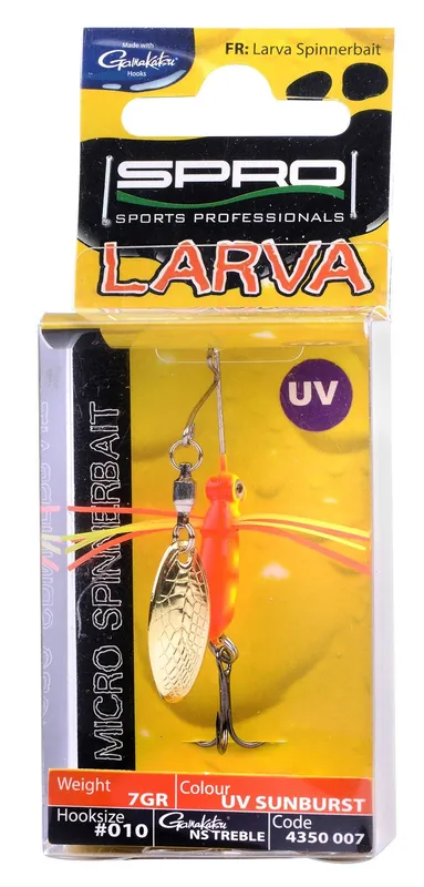 Offre Du Jour LEURRE MICRO SPINBAIT SPRO LARVA MAYFLY 4CM
