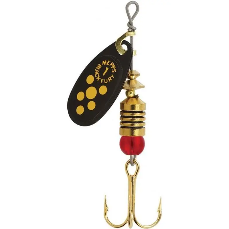 Affaire À Saisir Cuiller Black Fury Chartreuse noir points jaune MEPPS