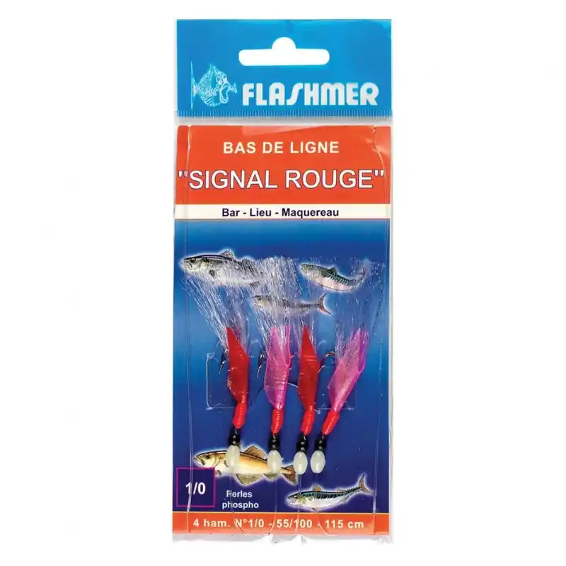 Usine Directe BAS DE LIGNE FLASHMER SIGNAL ROUGE