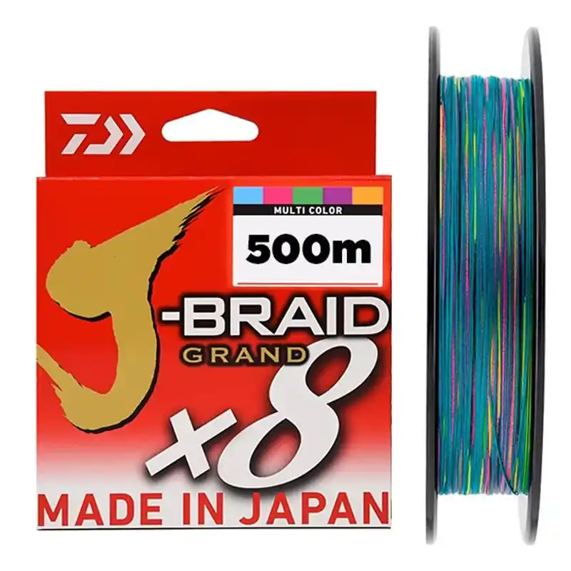 Haute Qualité TRESSE JBRAID GRAND 8X MULTICOLORE 500M |DAIWA