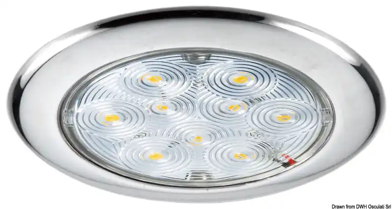 Acheter En Ligne Plafonnier avec 9 LED blanc- Osculati [1317990]