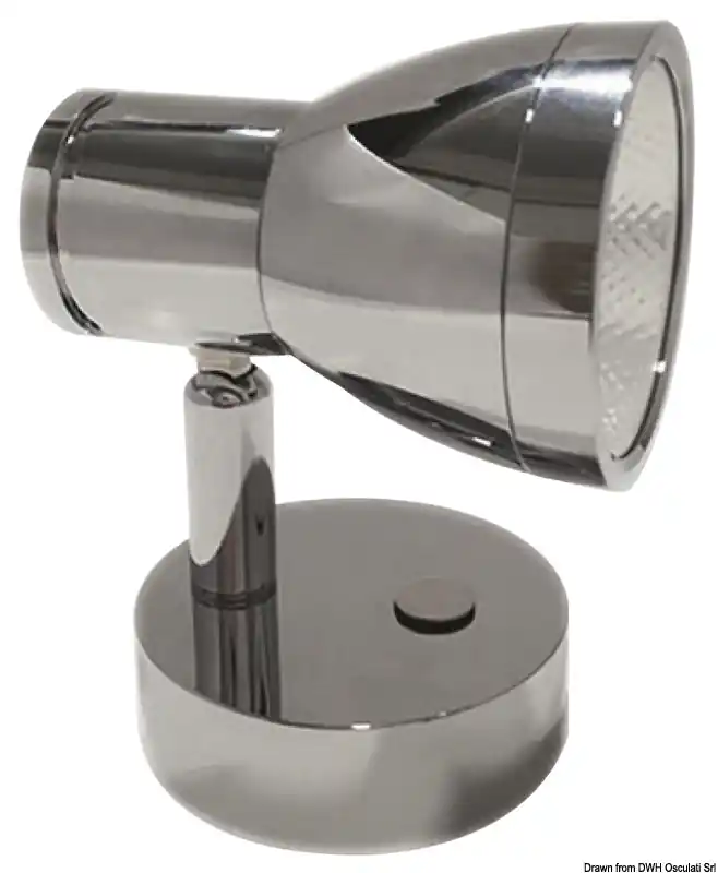 Vente Flash Spot Reading LED CREE aluminium chromé- Osculati [1343958]