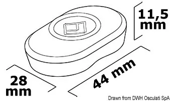 xFOB avec batterie- Osculati [1496901] Commander Vite