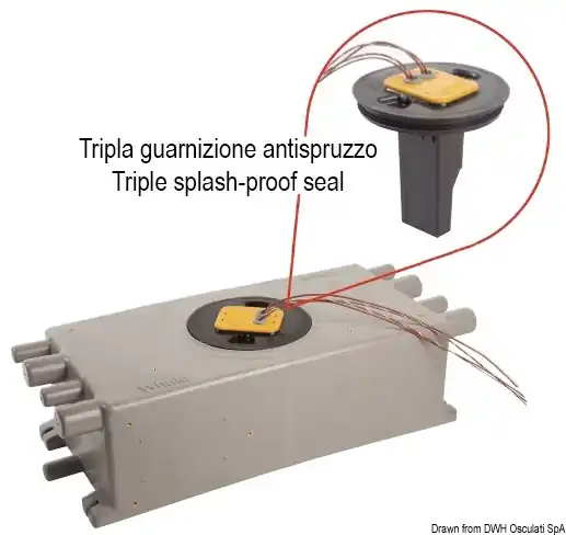 Achat Immédiat Collecteur eaux usées WHALE 20l avec capteur IC- Osculati [1622298]