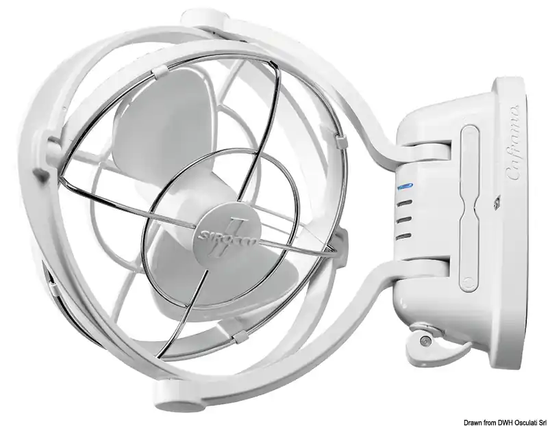 Ventilateur Caframo Sirocco blanc 12/24 V- Osculati [1675500] Remise