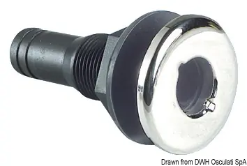 Acheter En Ligne Passe-coque nylon noir 1/2&Prime;- Osculati [1732701]