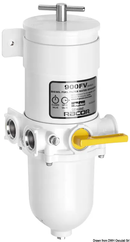 Dernière Chance Filtre RACOR 900MAM entièrement métallique- Osculati [1766712]