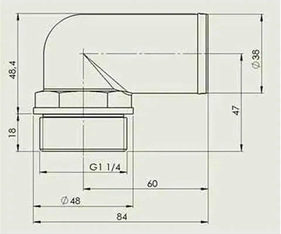 Kit de raccords de tuyaux Vetus 90 Vente Directe