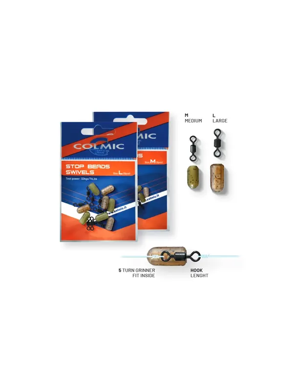 Jusqu’à Épuisement Des Stocks Colmic Stop Perles Emerillons 8 pcs