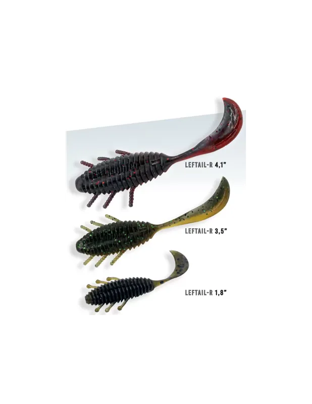 Commande En Gros Herakles Leftail R Offre Leurres Silicone Pour Pêche Au Spinning 10.2 cm 6pcs