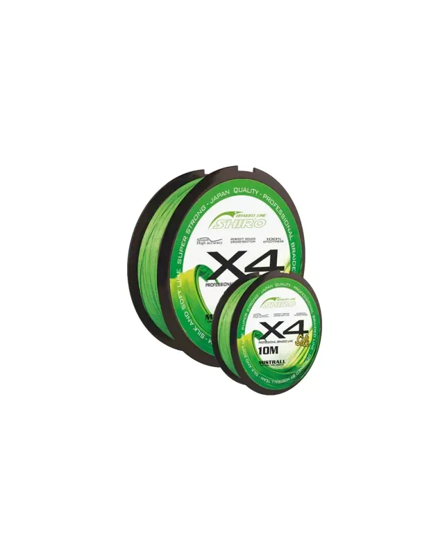 Produit De Marque Mistrall Shiro Silk Braided Line 10 mt Pêche tressée pour bas de ligne