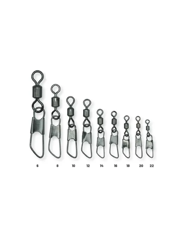 Pas Cher Emerillons roulants Colmic Rolling + Safety Snap avec mousqueton