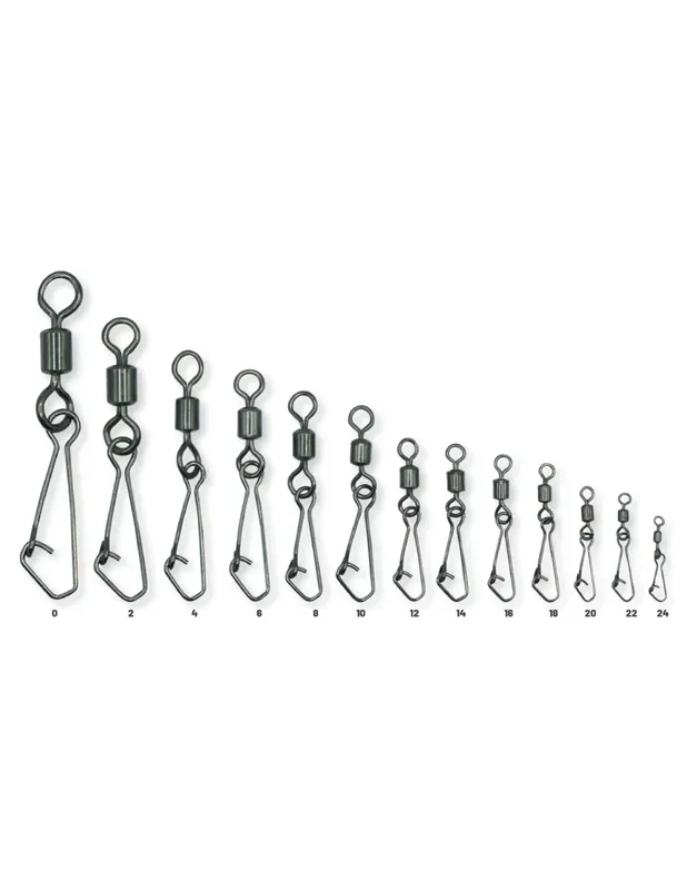 Satisfait Ou Remboursé Emerillons Colmic Rolling + Hooked Snap Fishing avec Mousqueton Anti-Ouverture