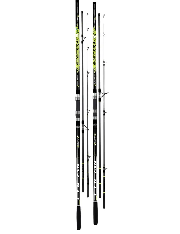 Populaire Canne à pêche Colmic Electra 3 en trois sections équilibrée 100/200 gr 4,20 mt