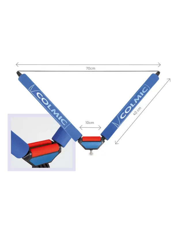 Certifié Colmic Roller V 40×70 cm Raccord fileté universel