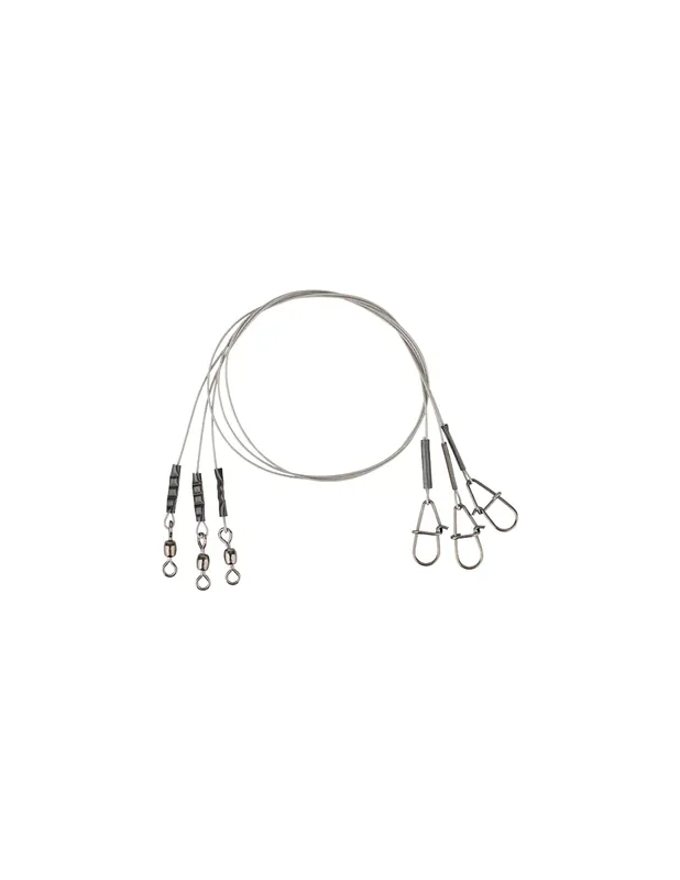 Savage Gear Carbon49 Trace Lot de 3 fils en acier inoxydable 49 fils Affaire À Saisir