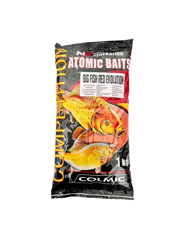 Colmic Groundbait Premier Big Fish Rouge Evolution Atomic Bait 1kg Offre Du Jour