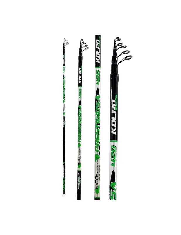 Seulement Aujourd’hui Kolpo Prestigious Match Canne à Pêche Carbone Haut Module Anglais Bombarde 20/100 gr