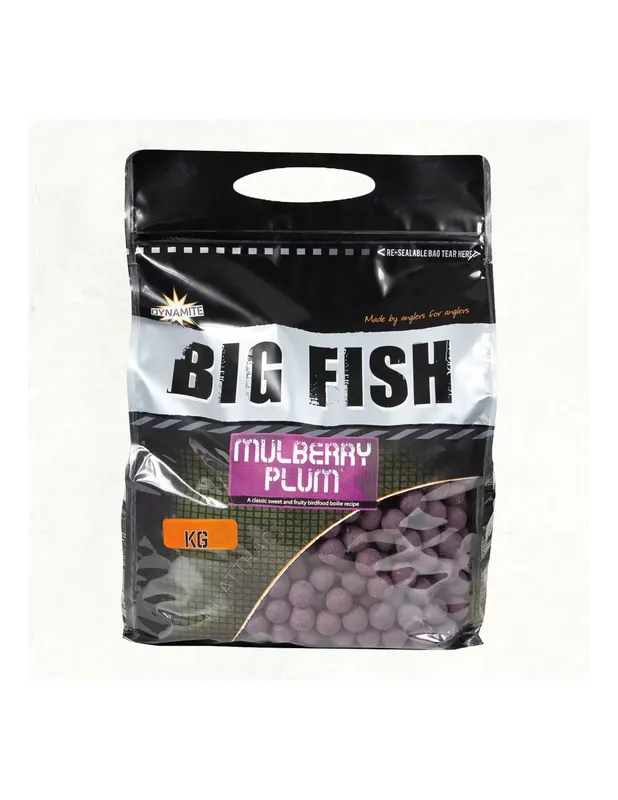 Dynamite Appât Mulberry Plum Boilies 15 mm 1,8 kg Usine Directe