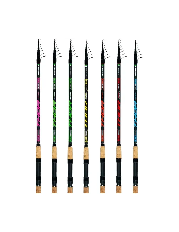 Meilleur Prix Cannes à pêche télescopiques Maver Thor pour tous les types de pêche