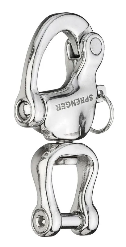 Sprenger Manille à cliquet avec fourche à émerillon et boulon à six pans creux Populaire