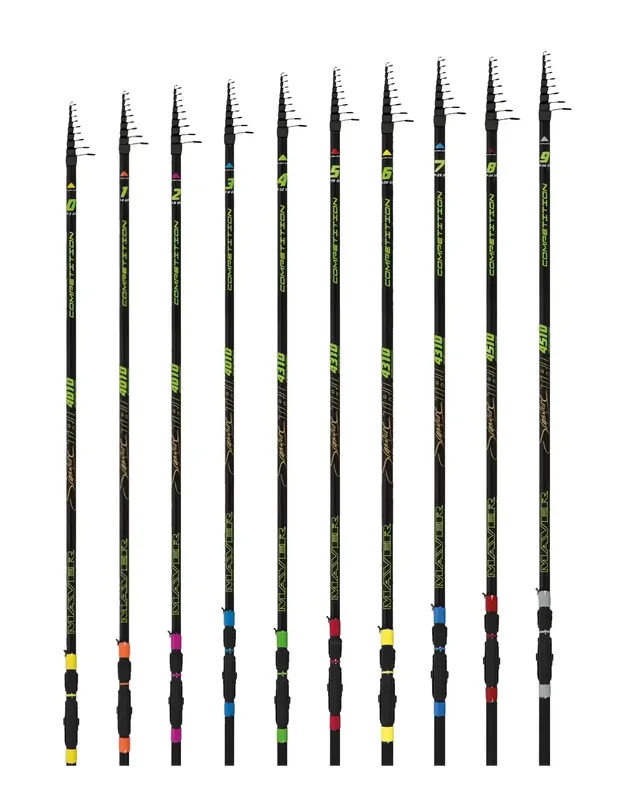 Maver Signature TRL Carbon Lake Trout Rods High Module monté avec anneaux Livraison Gratuite