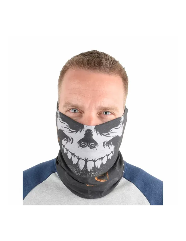 Savage Gear Multi Fonction Skull Pattern Printed Neck Warmer Authentique