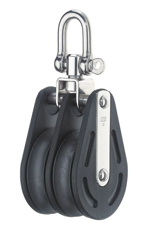 Poulie 2 14 mm roulement plastique Quantité Limitée