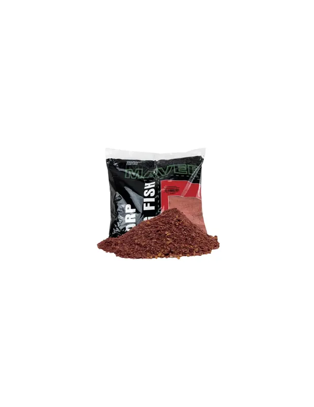 Retour Gratuit Maver Carp Red Soul Red Pasture Idéal pour la carpe 2,5 kg saveur fraise