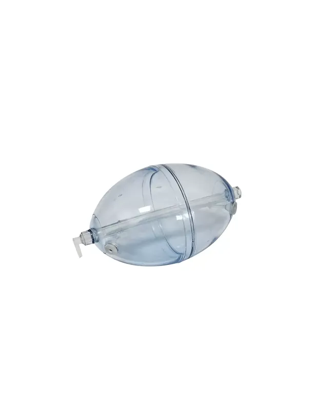 Flotter Buldo Ovale à travers le réglage du poids du fil avec de l’eau Remise