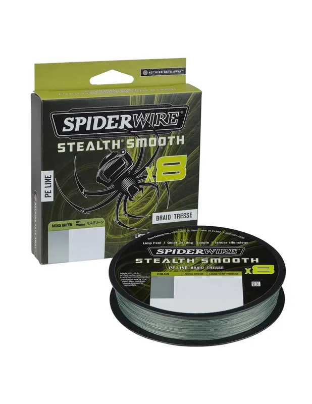 Offre Du Jour Spiderwire Stealth Smooth8 X8 PE Tresse Tresse 8 Têtes 150mt