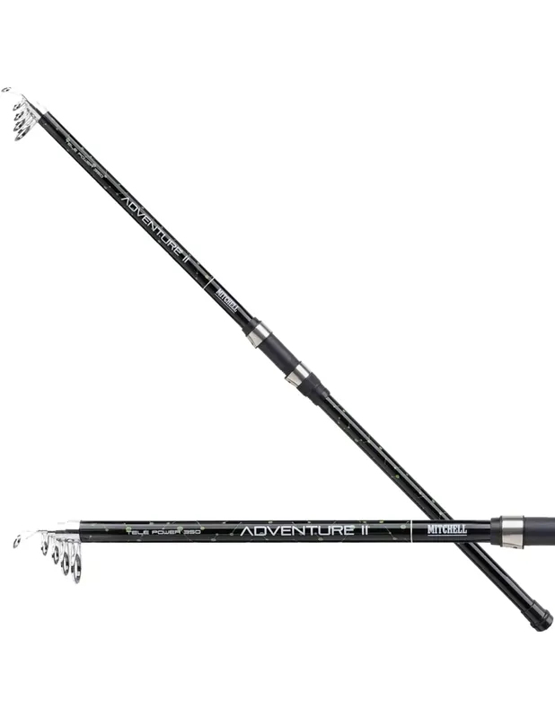 Offre Du Jour Mitchell Adventure II Tele Power Rod canne à pêche 3.50mt 50-150gr