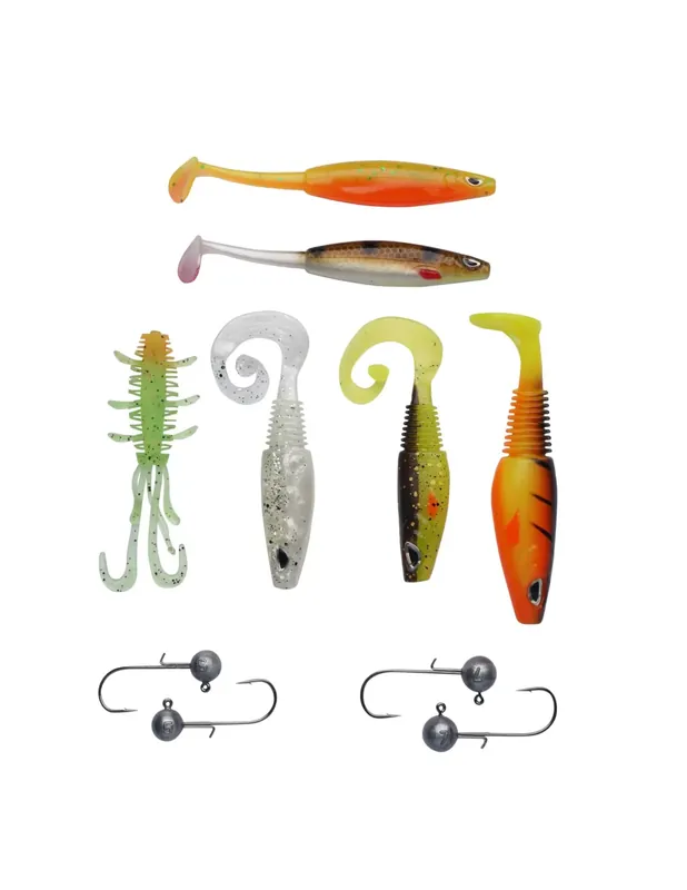 Berkley Sick Perch Pack 10 pcs Kit complet pour la pêche au spinning Promotion
